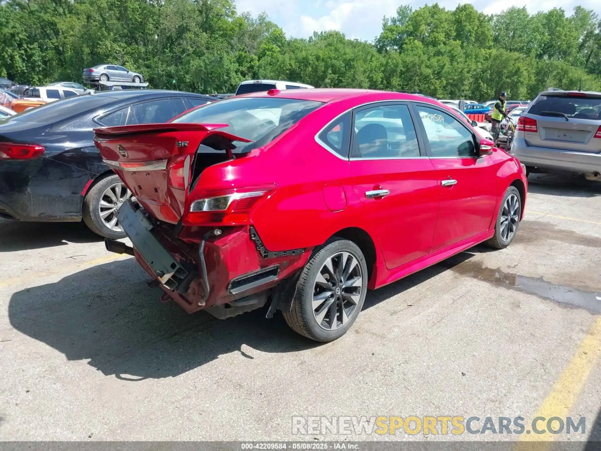 4 fotografías del automóvil dañado 3N1AB7AP7KY351471 NISSAN SENTRA 2019