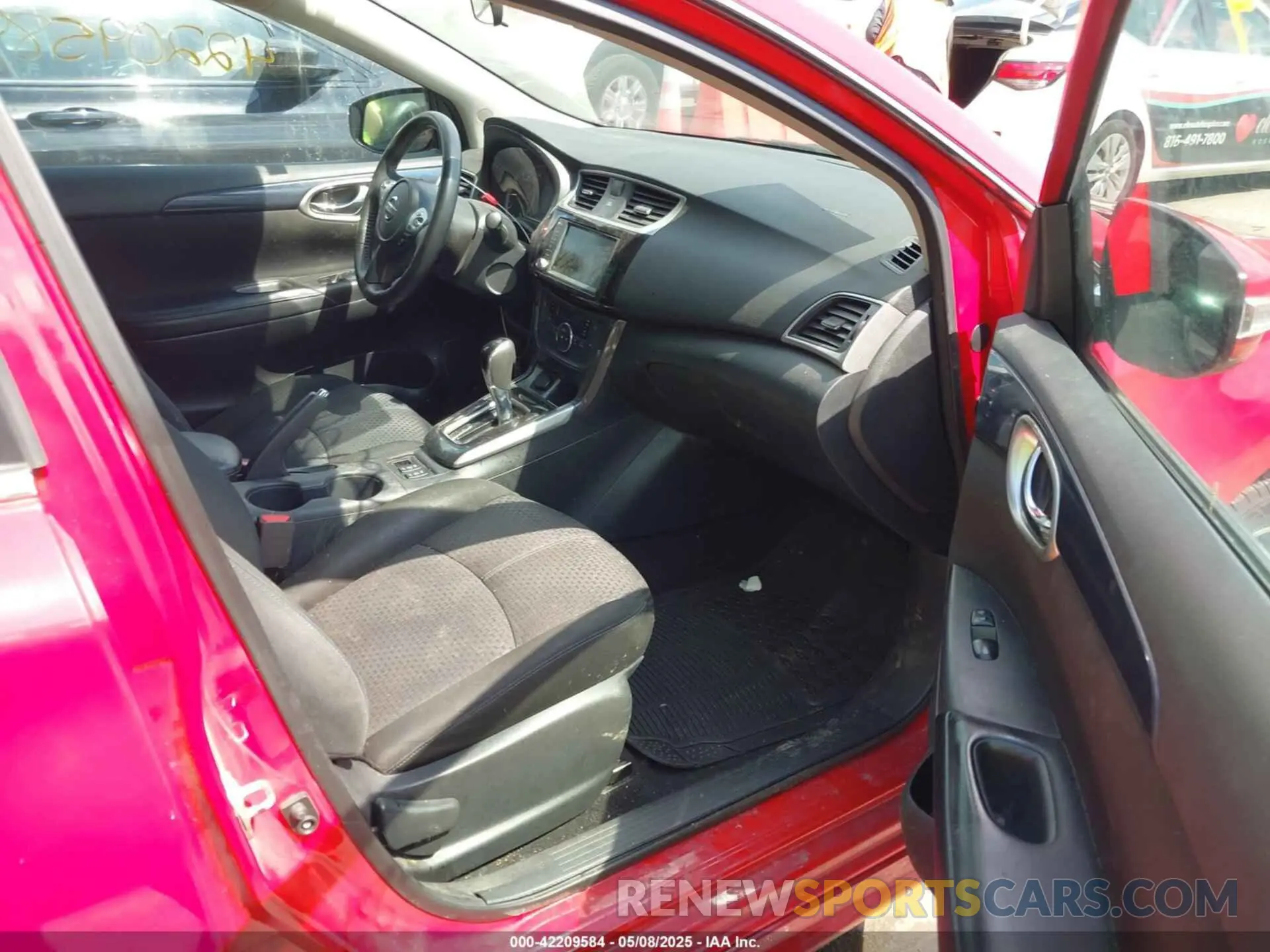 5 fotografías del automóvil dañado 3N1AB7AP7KY351471 NISSAN SENTRA 2019