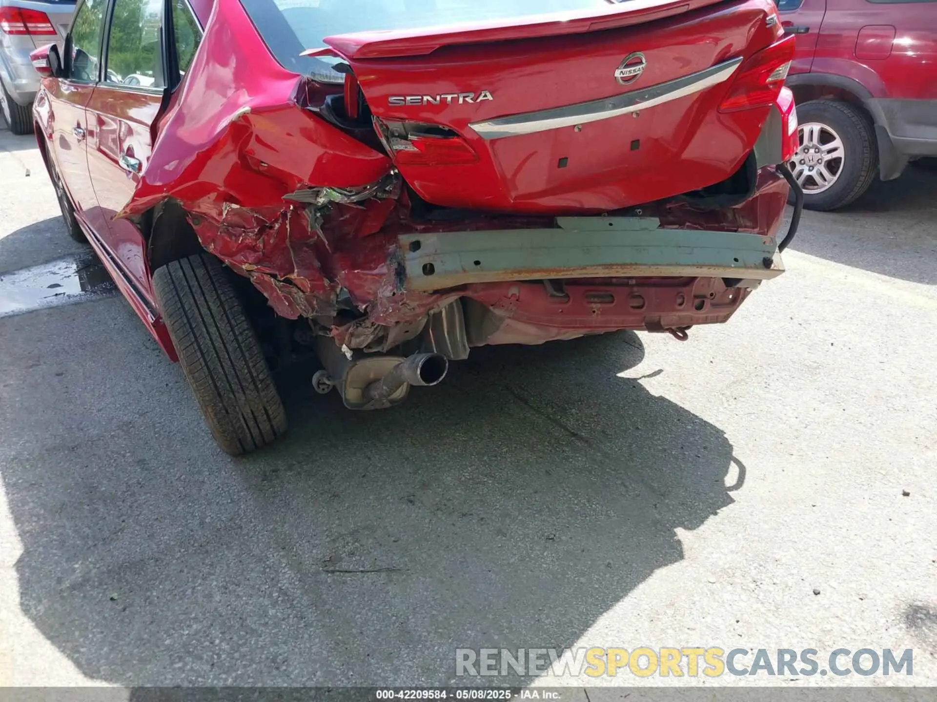 6 fotografías del automóvil dañado 3N1AB7AP7KY351471 NISSAN SENTRA 2019