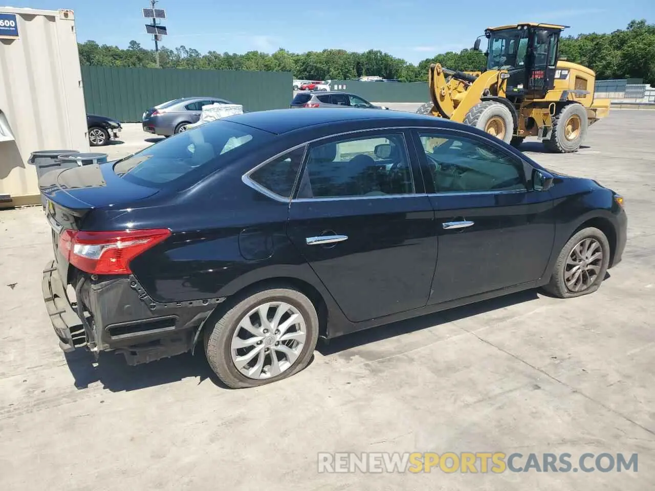 3 fotografías del automóvil dañado 3N1AB7AP7KY355780 NISSAN SENTRA 2019