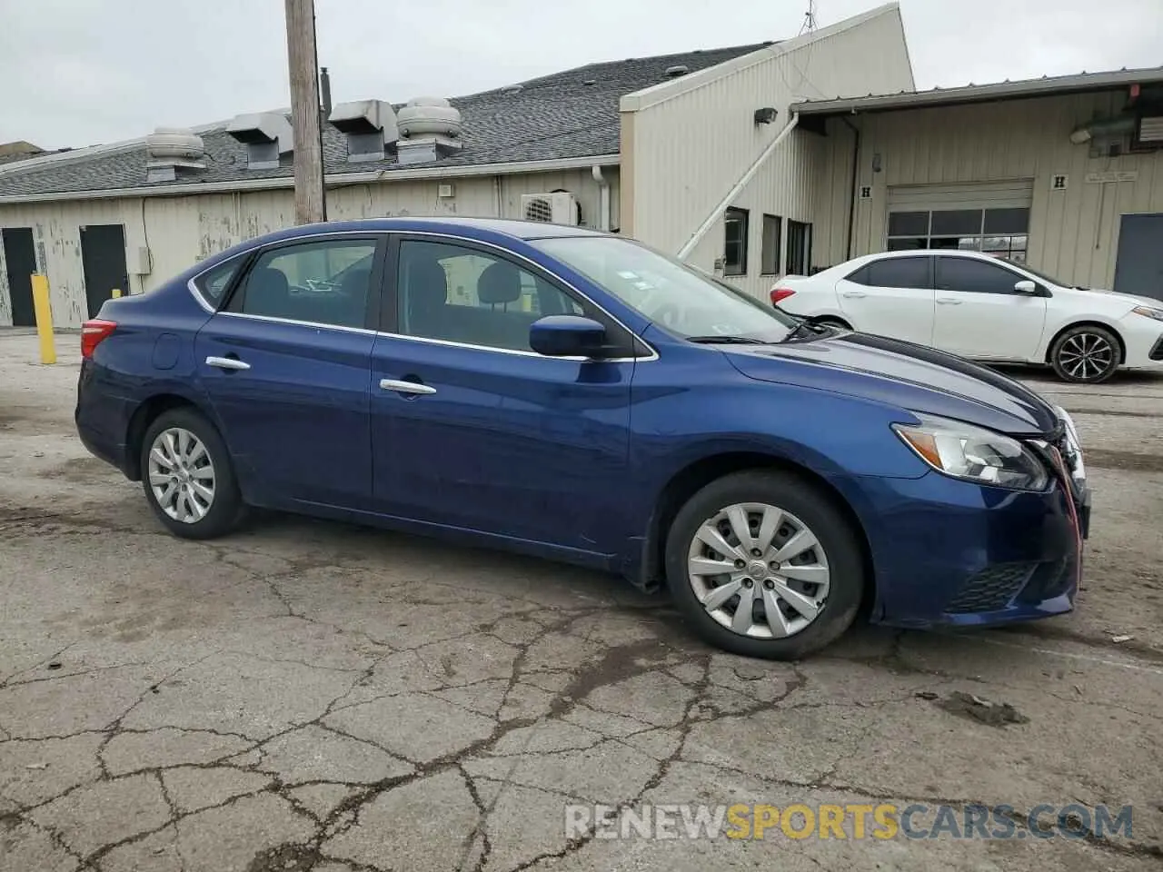 4 fotografías del automóvil dañado 3N1AB7AP7KY367654 NISSAN SENTRA 2019