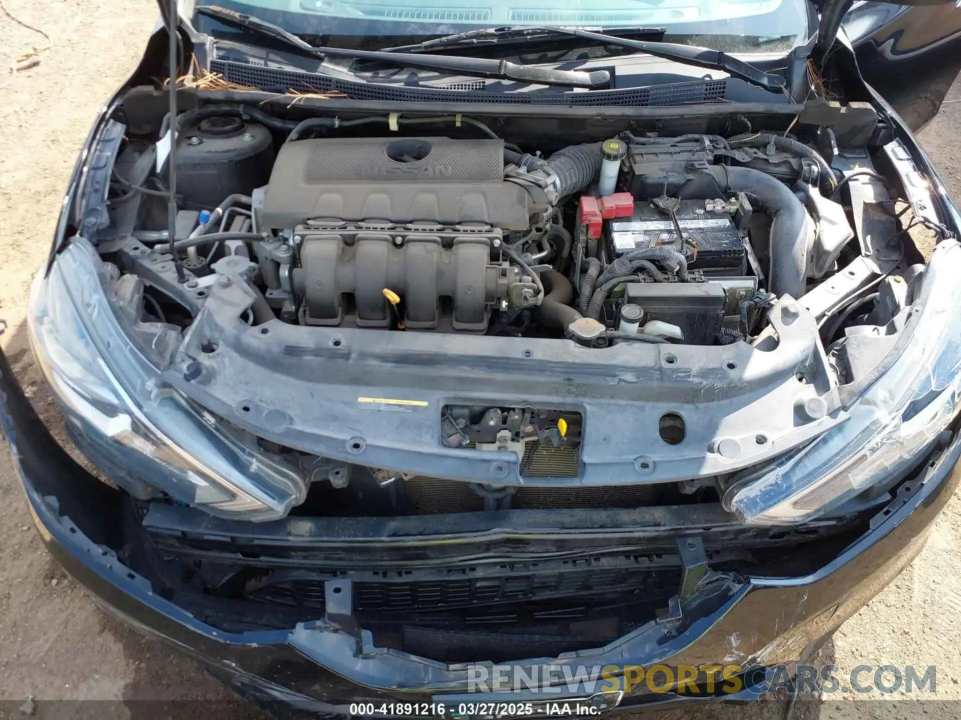 10 fotografías del automóvil dañado 3N1AB7AP7KY368562 NISSAN SENTRA 2019