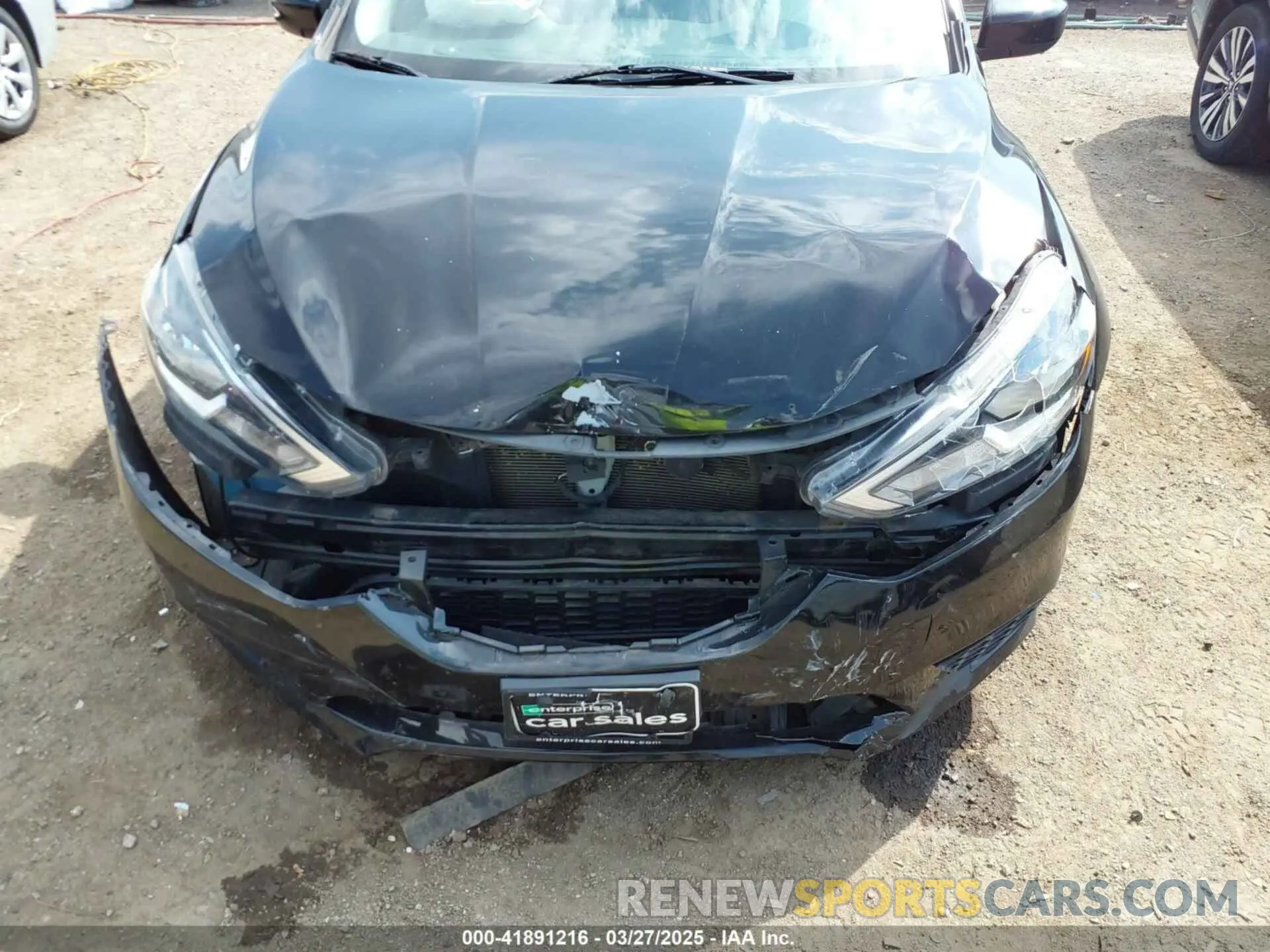 6 fotografías del automóvil dañado 3N1AB7AP7KY368562 NISSAN SENTRA 2019