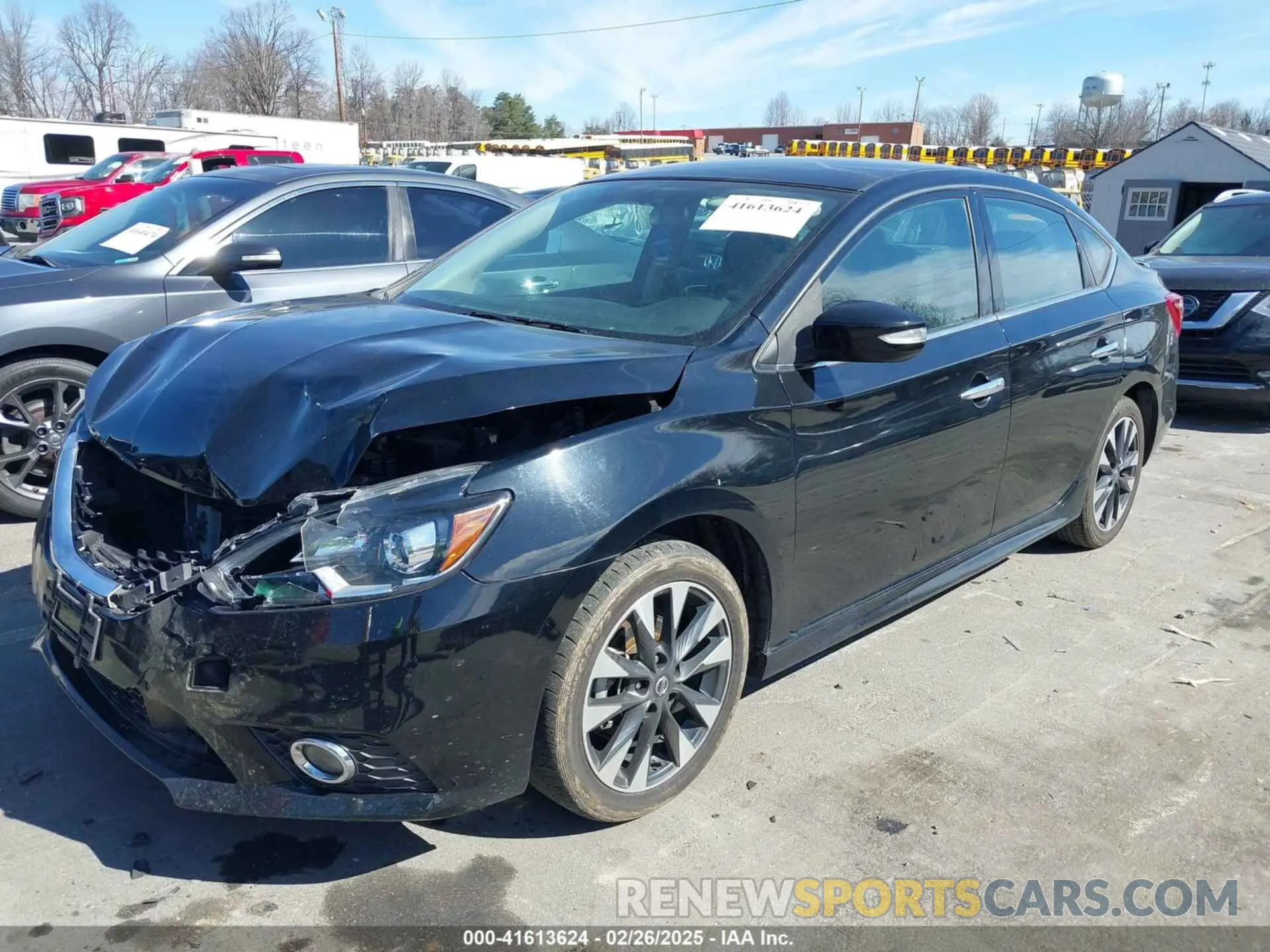 2 fotografías del automóvil dañado 3N1AB7AP7KY371641 NISSAN SENTRA 2019
