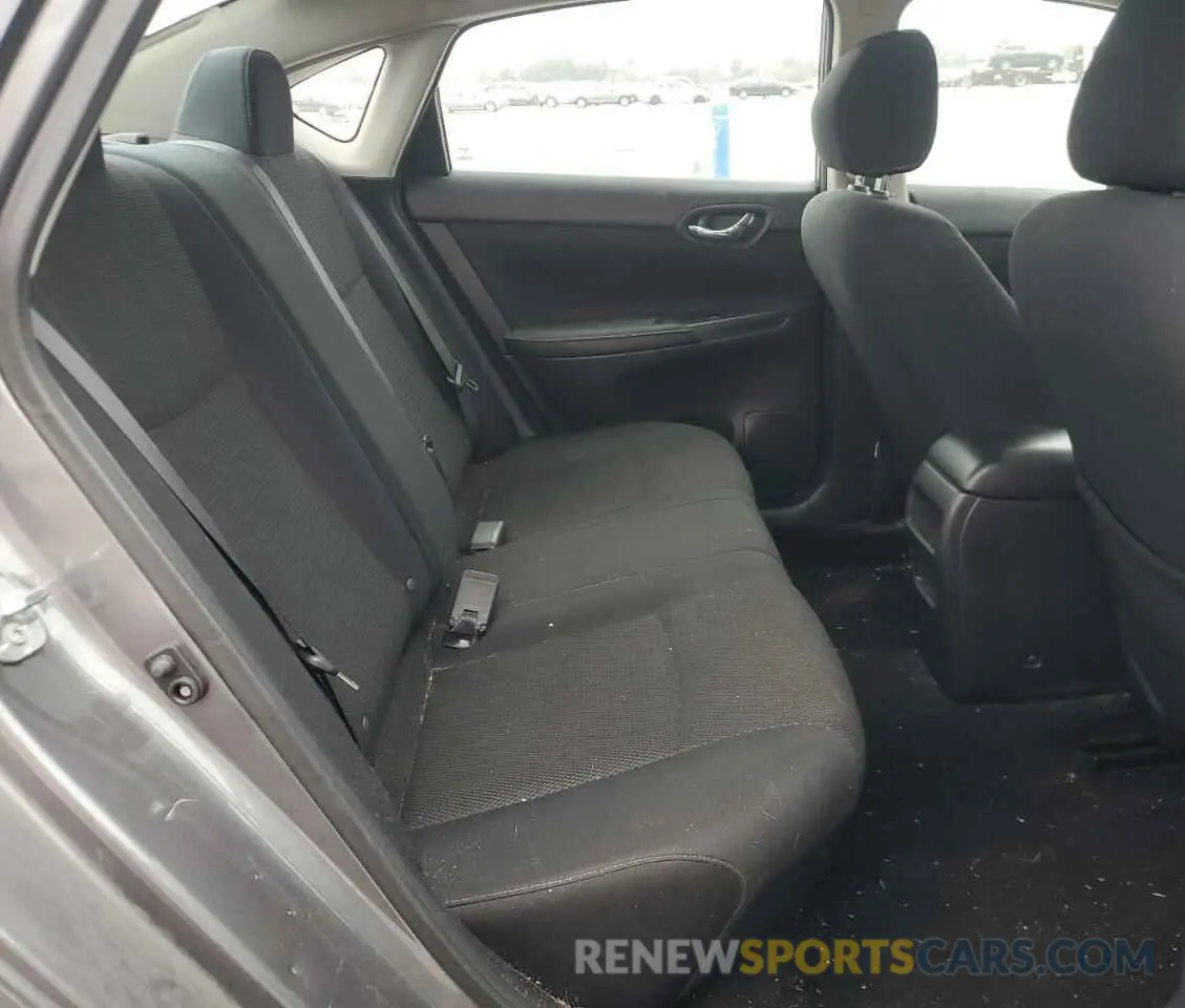 10 fotografías del automóvil dañado 3N1AB7AP7KY374037 NISSAN SENTRA 2019