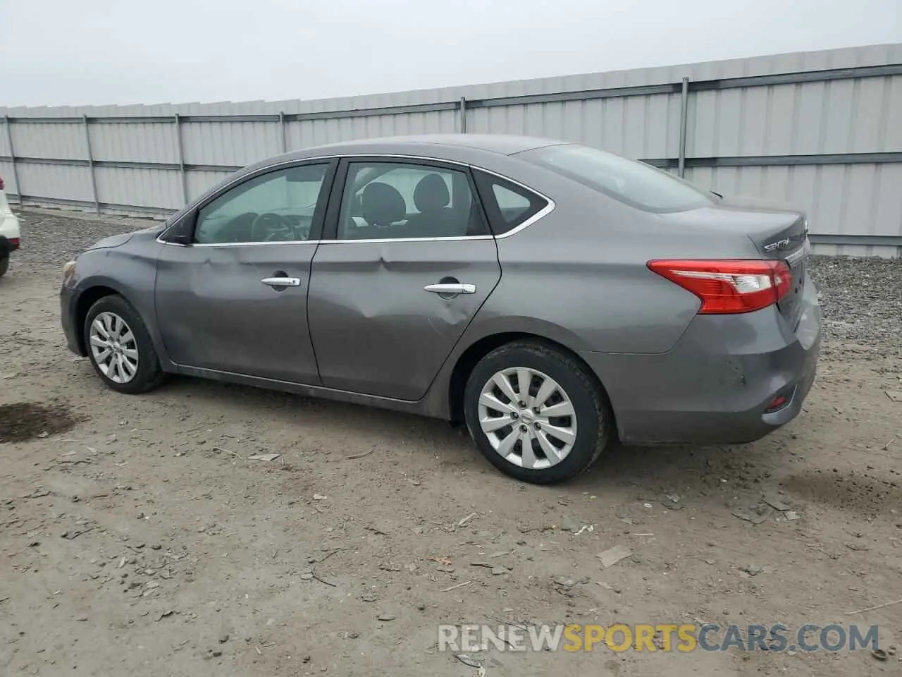 2 fotografías del automóvil dañado 3N1AB7AP7KY374037 NISSAN SENTRA 2019