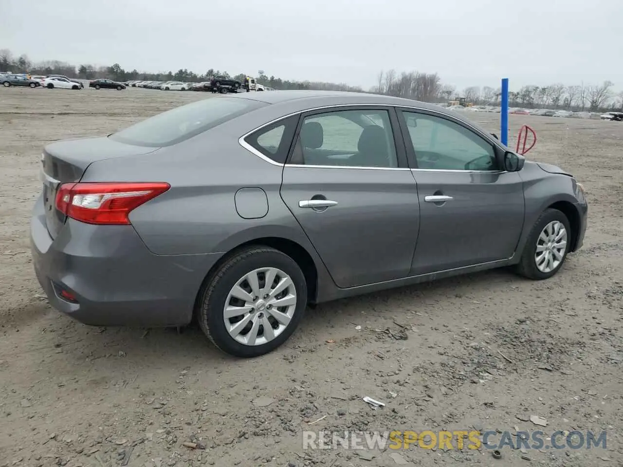 3 fotografías del automóvil dañado 3N1AB7AP7KY374037 NISSAN SENTRA 2019