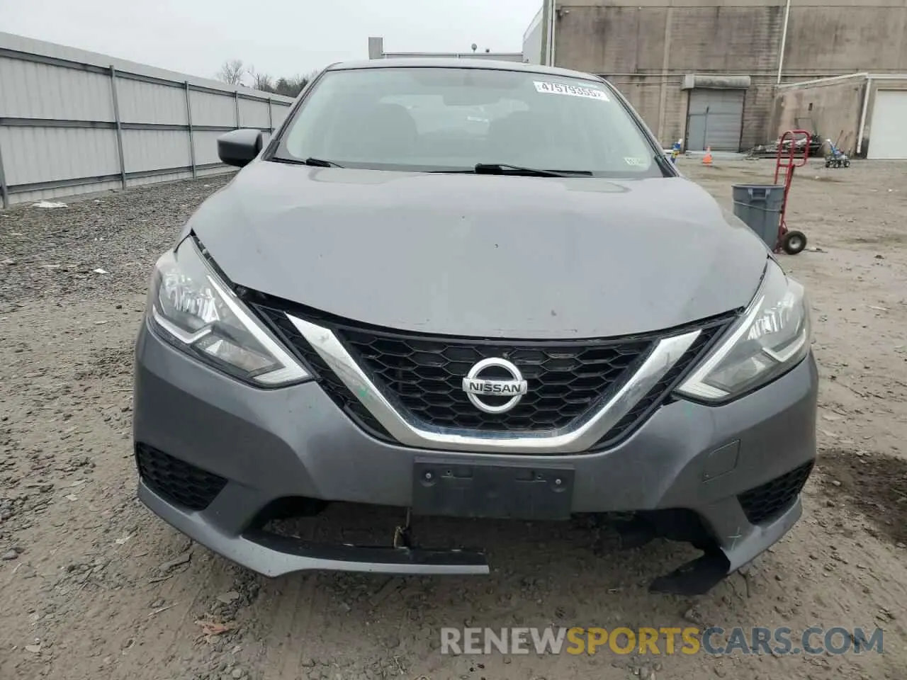 5 fotografías del automóvil dañado 3N1AB7AP7KY374037 NISSAN SENTRA 2019