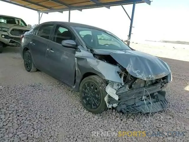10 fotografías del automóvil dañado 3N1AB7AP7KY376337 NISSAN SENTRA 2019