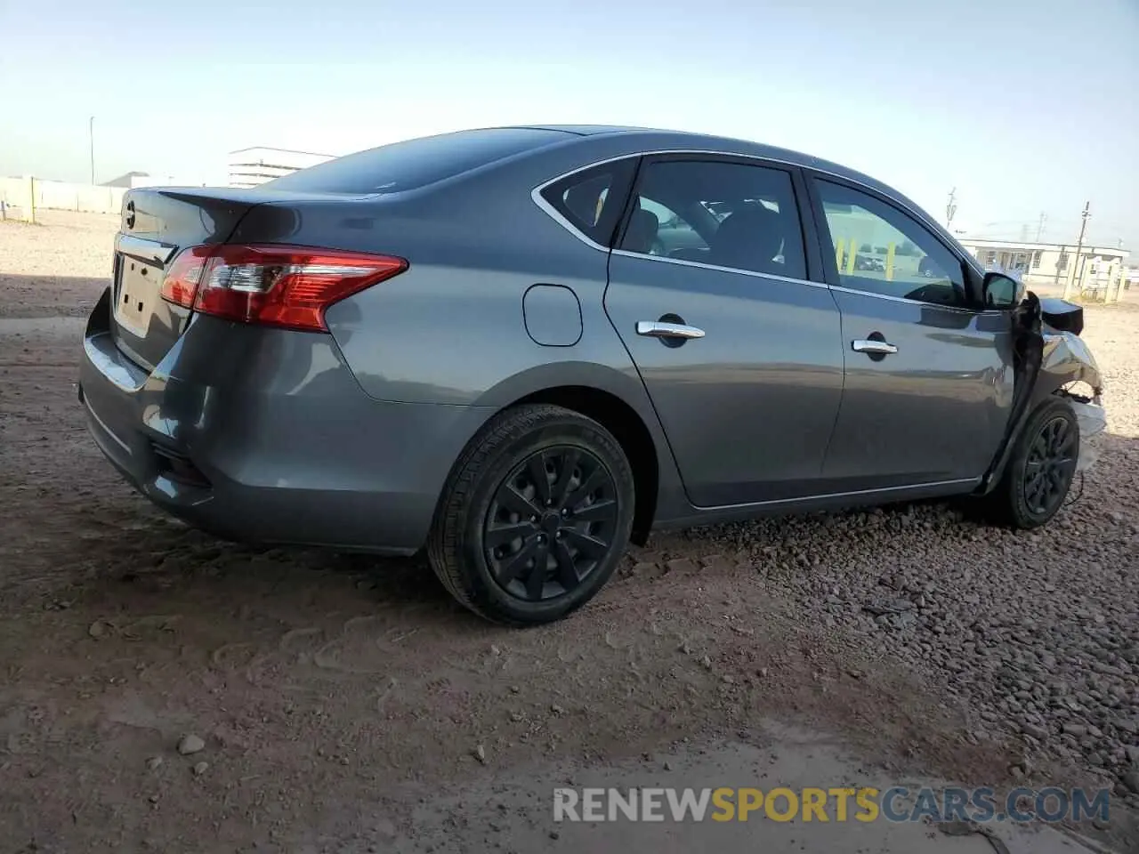 3 fotografías del automóvil dañado 3N1AB7AP7KY376337 NISSAN SENTRA 2019