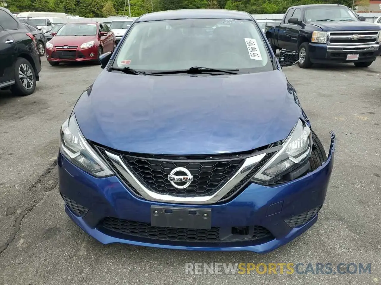 5 fotografías del automóvil dañado 3N1AB7AP7KY406923 NISSAN SENTRA 2019