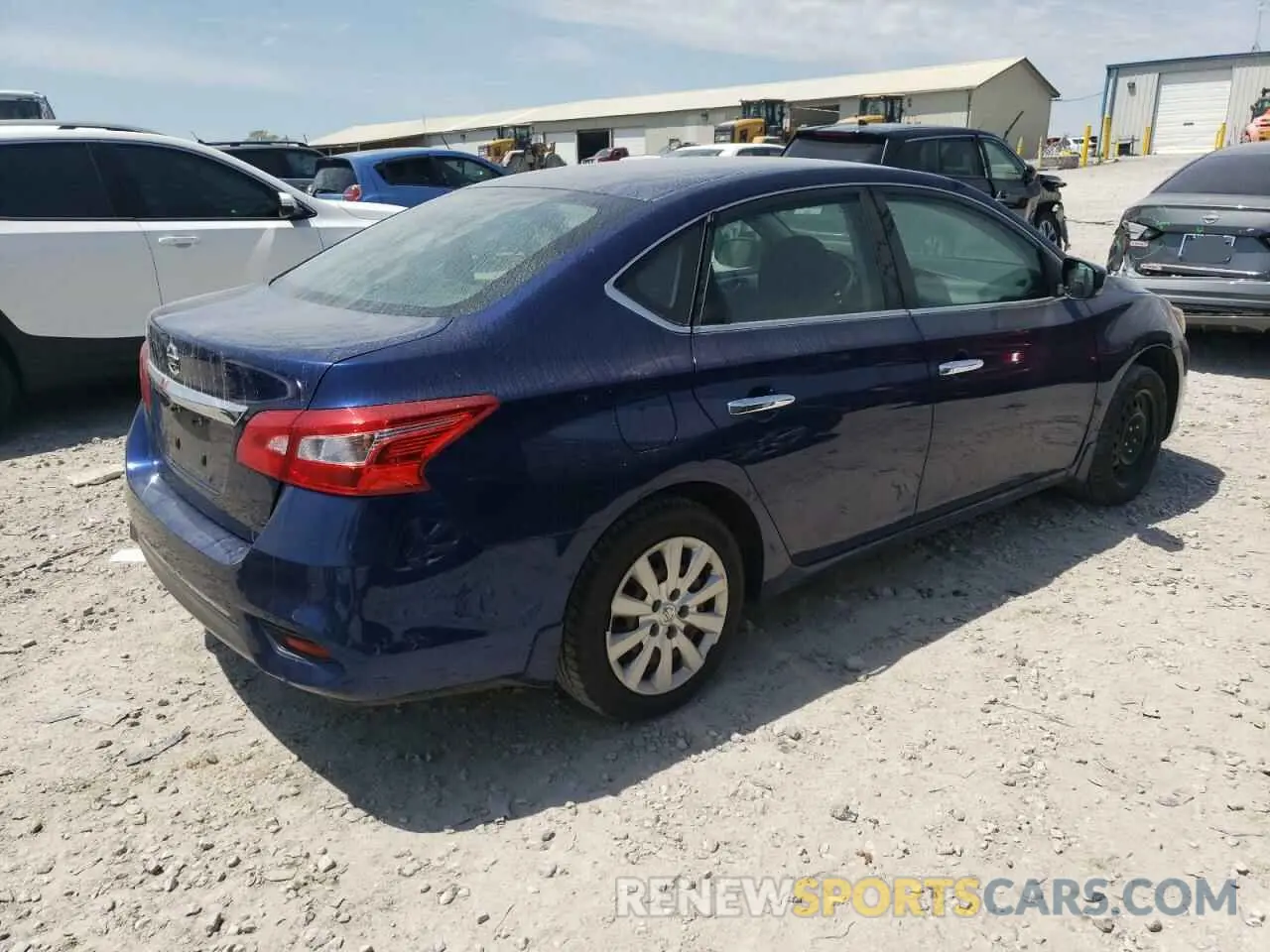 3 fotografías del automóvil dañado 3N1AB7AP7KY412379 NISSAN SENTRA 2019