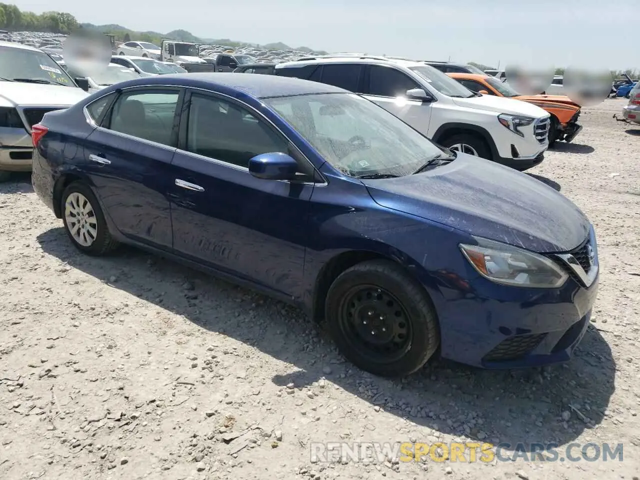 4 fotografías del automóvil dañado 3N1AB7AP7KY412379 NISSAN SENTRA 2019