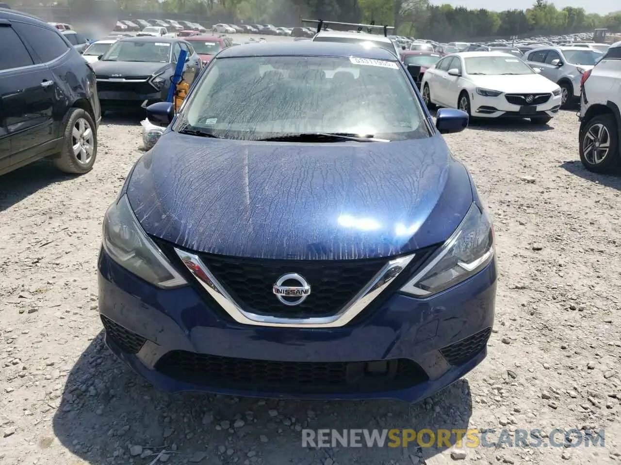 5 fotografías del automóvil dañado 3N1AB7AP7KY412379 NISSAN SENTRA 2019