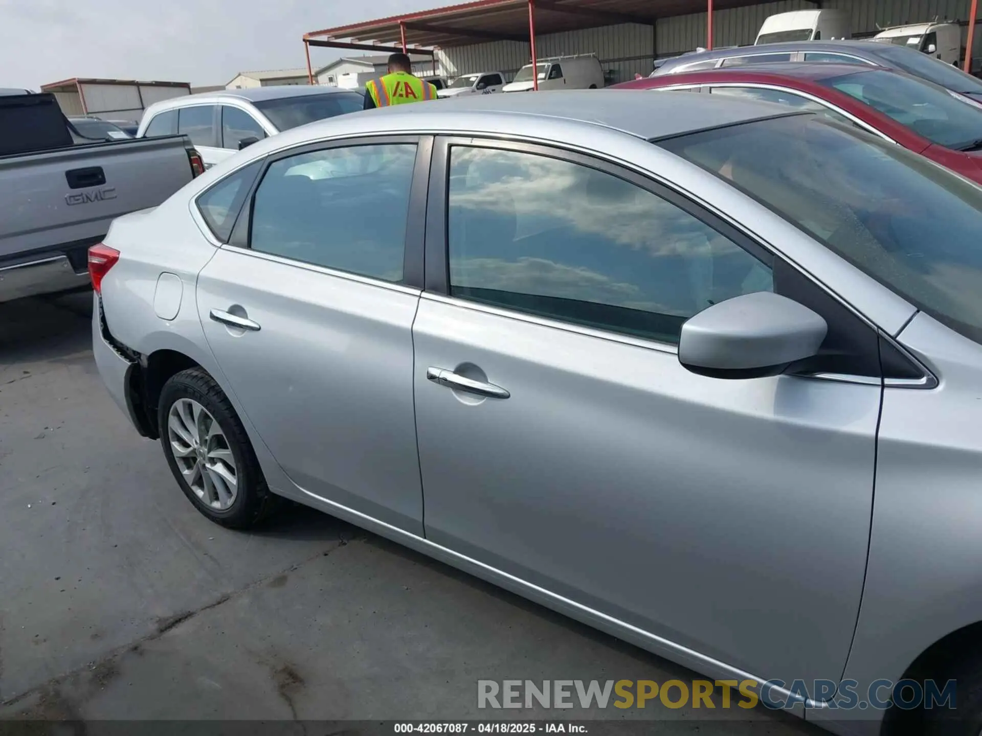 13 fotografías del automóvil dañado 3N1AB7AP7KY416478 NISSAN SENTRA 2019