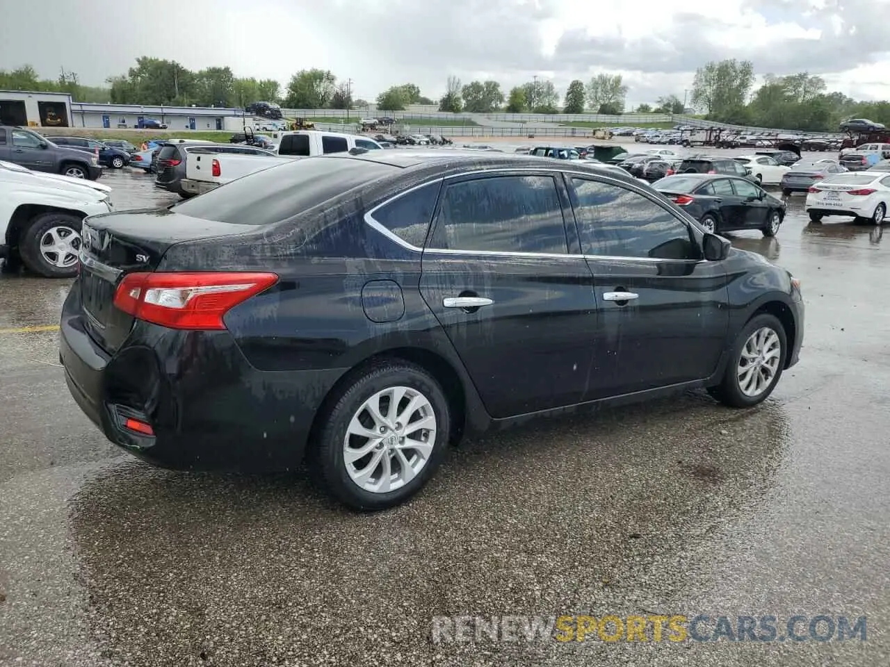 3 fotografías del automóvil dañado 3N1AB7AP7KY430364 NISSAN SENTRA 2019