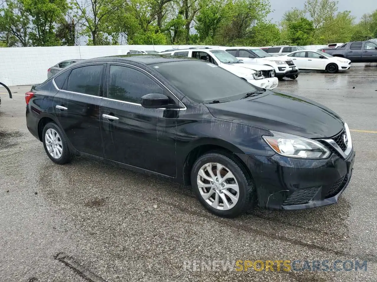4 fotografías del automóvil dañado 3N1AB7AP7KY430364 NISSAN SENTRA 2019