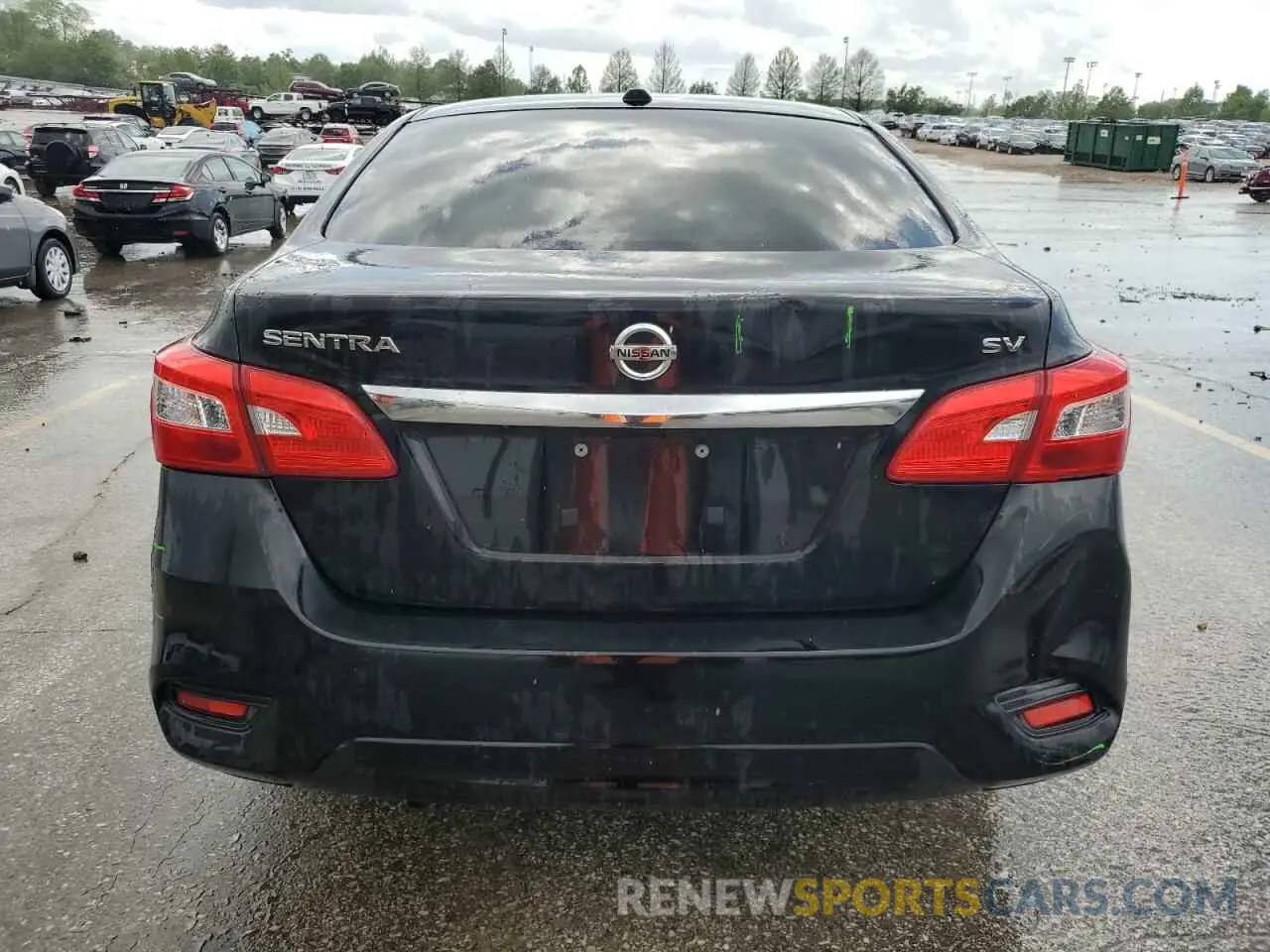 6 fotografías del automóvil dañado 3N1AB7AP7KY430364 NISSAN SENTRA 2019