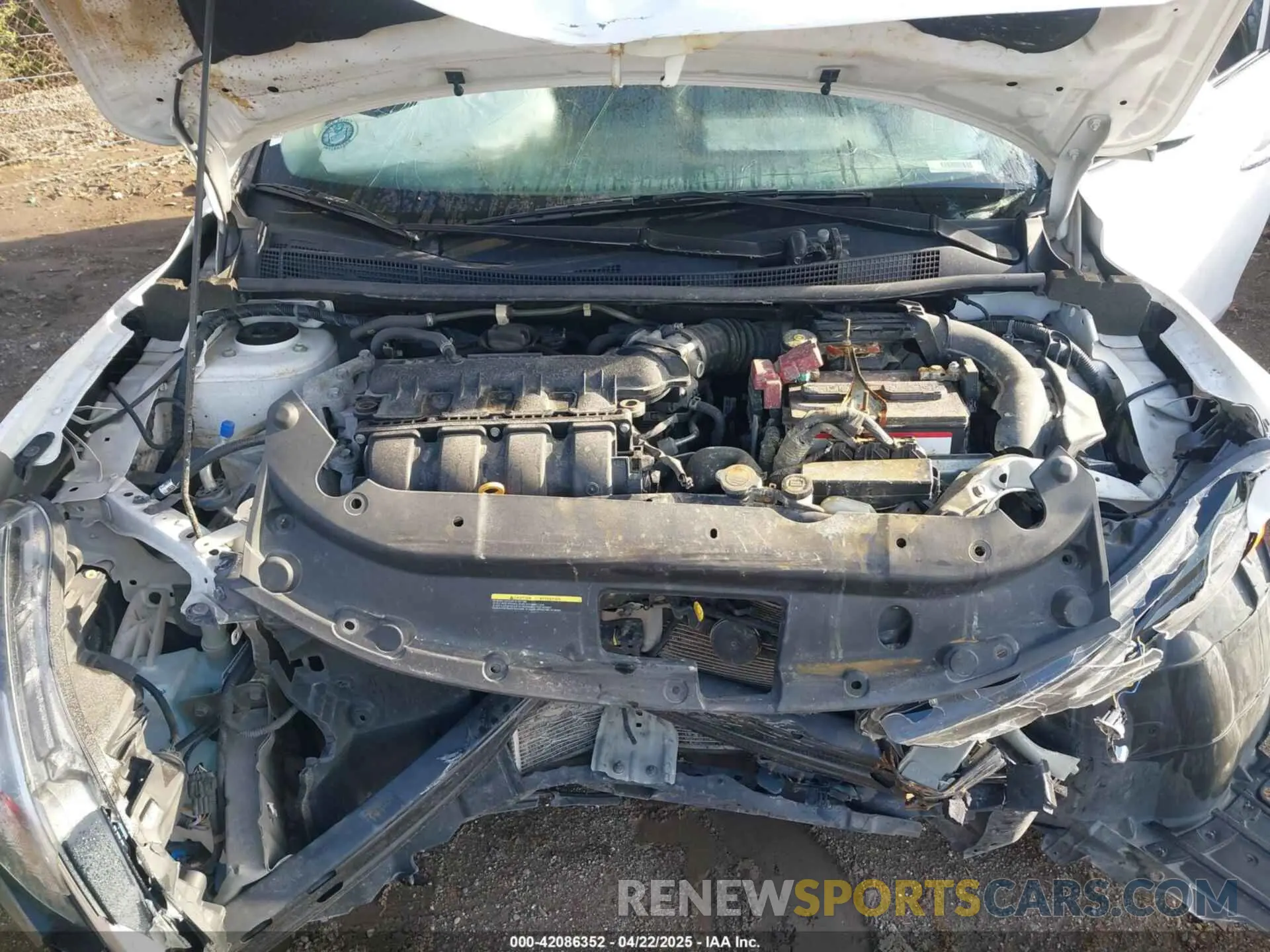 10 fotografías del automóvil dañado 3N1AB7AP7KY431188 NISSAN SENTRA 2019