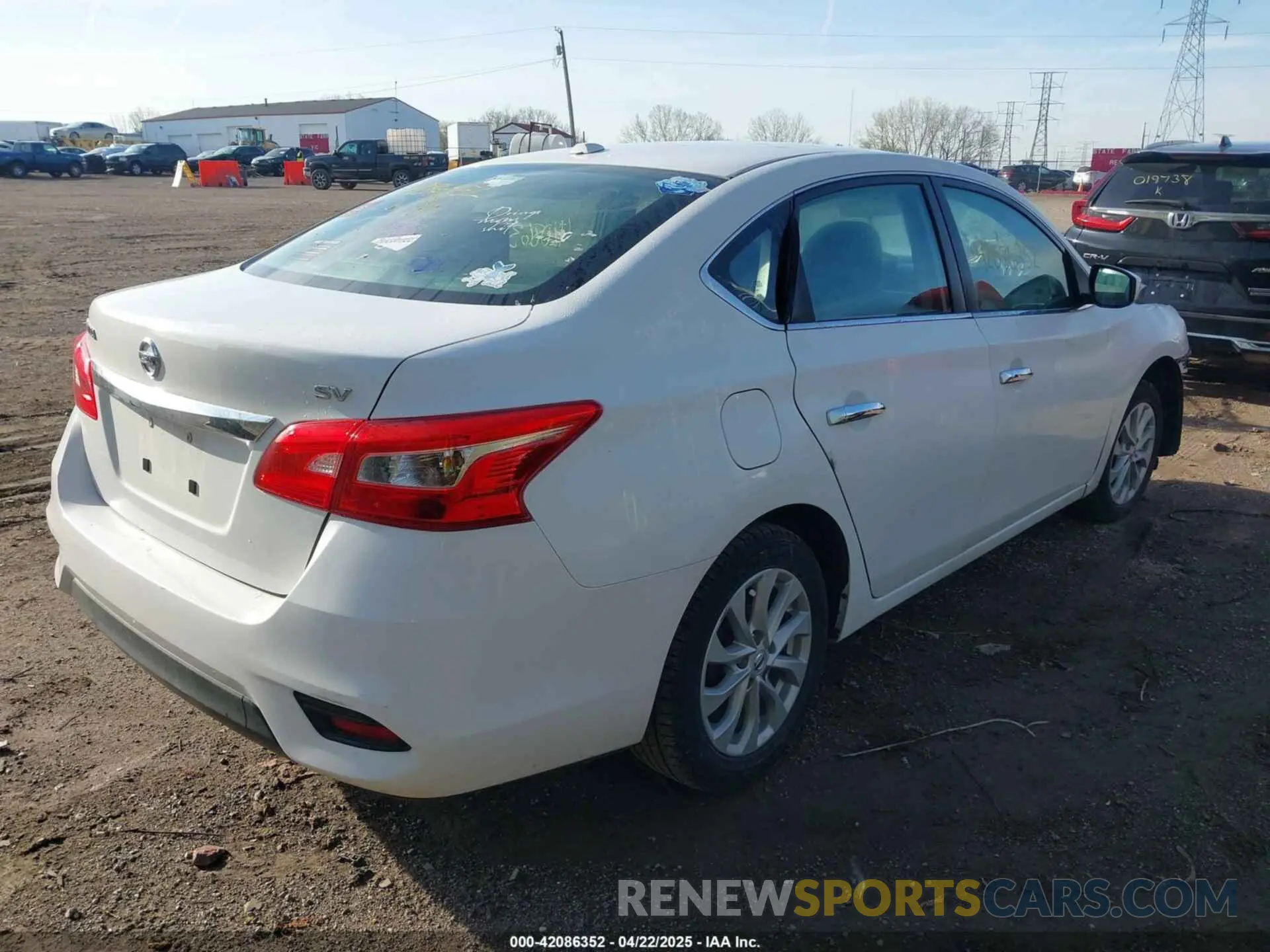 4 fotografías del automóvil dañado 3N1AB7AP7KY431188 NISSAN SENTRA 2019