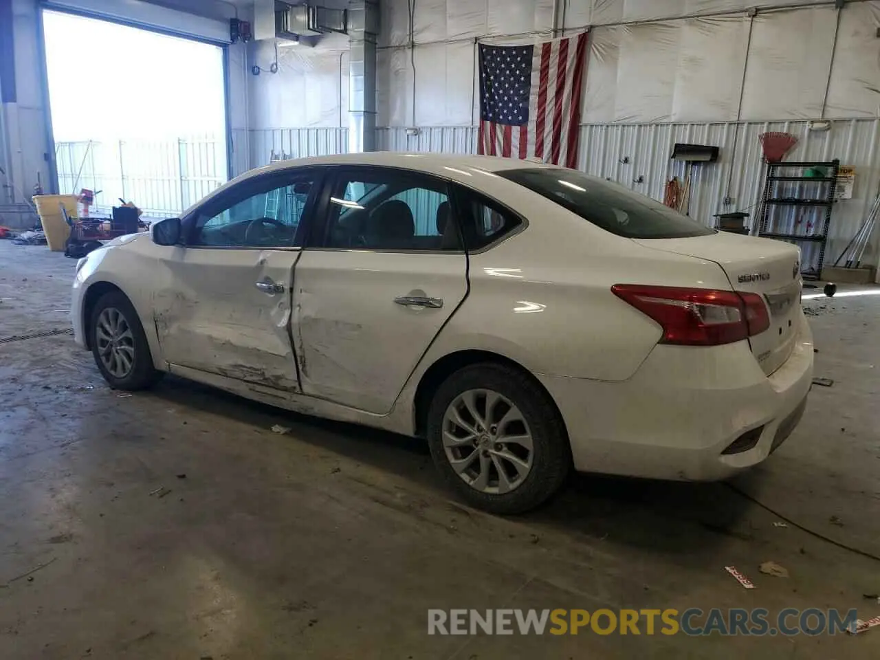 2 fotografías del automóvil dañado 3N1AB7AP7KY432034 NISSAN SENTRA 2019