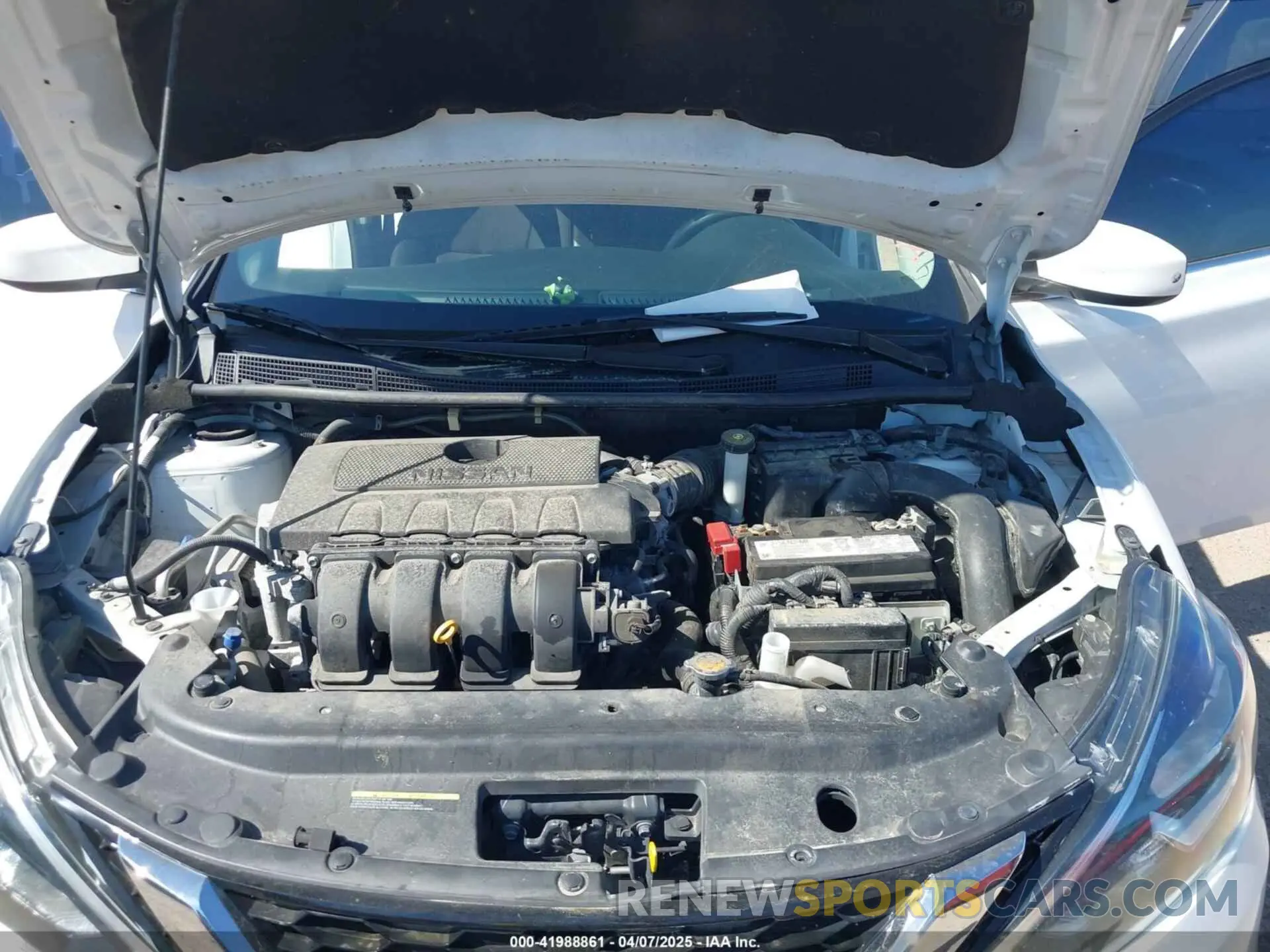 10 fotografías del automóvil dañado 3N1AB7AP7KY434477 NISSAN SENTRA 2019
