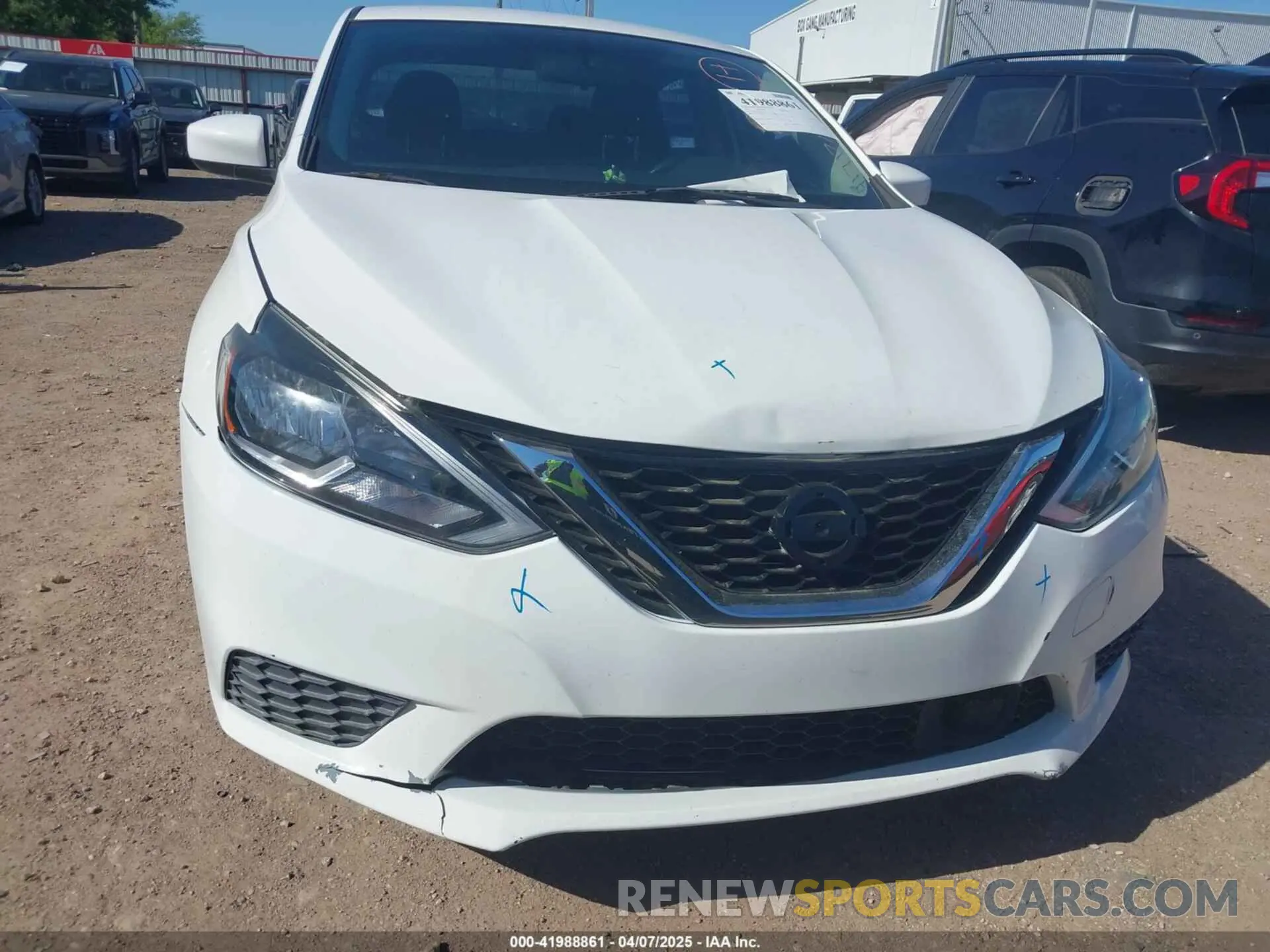 6 fotografías del automóvil dañado 3N1AB7AP7KY434477 NISSAN SENTRA 2019