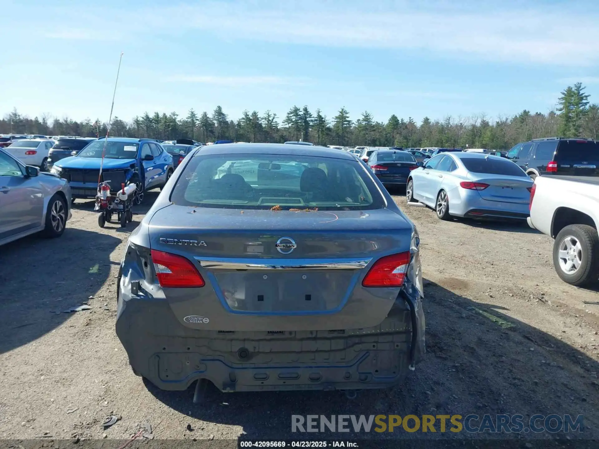 16 fotografías del automóvil dañado 3N1AB7AP7KY434981 NISSAN SENTRA 2019