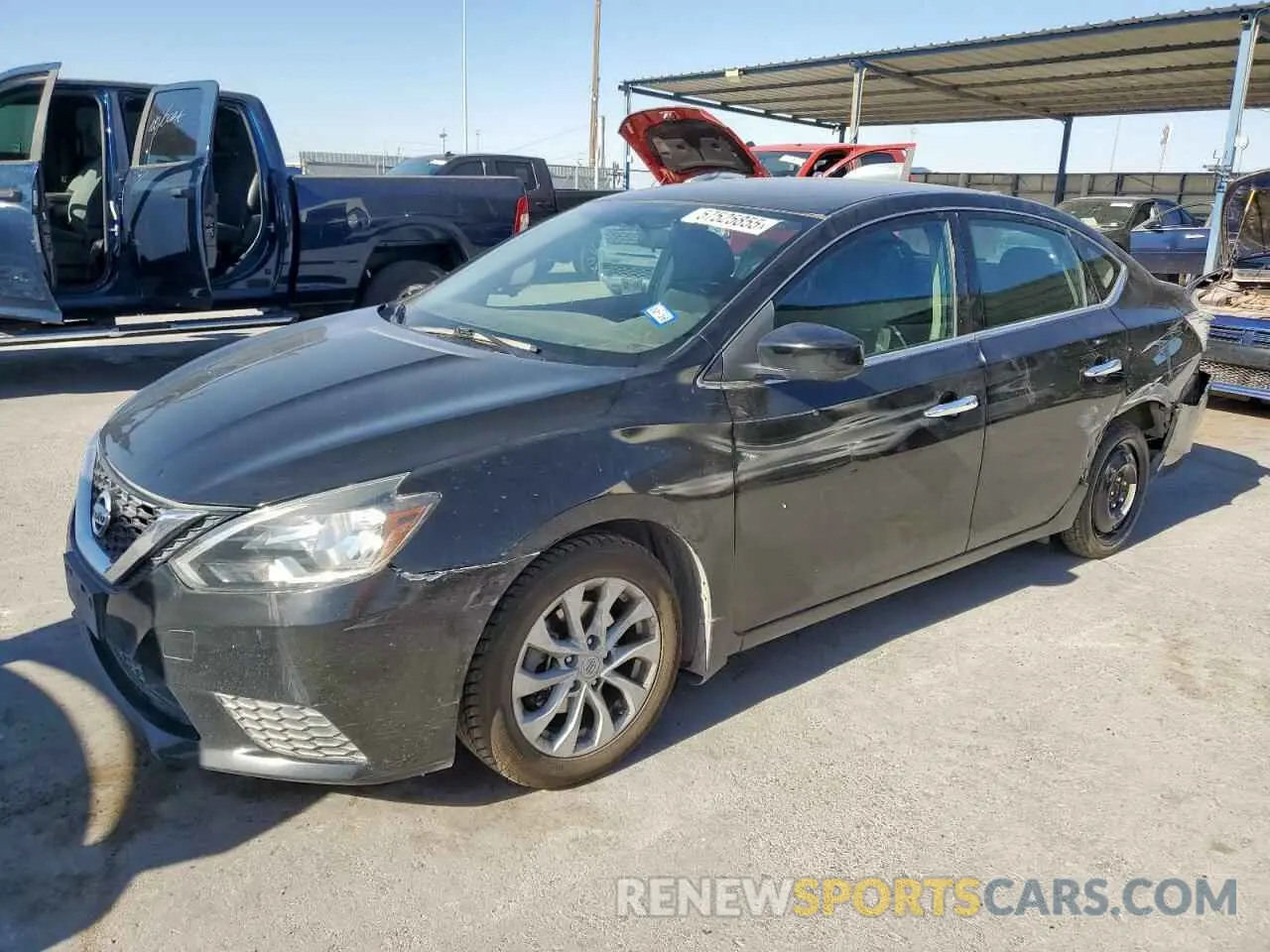 1 fotografías del automóvil dañado 3N1AB7AP7KY438111 NISSAN SENTRA 2019