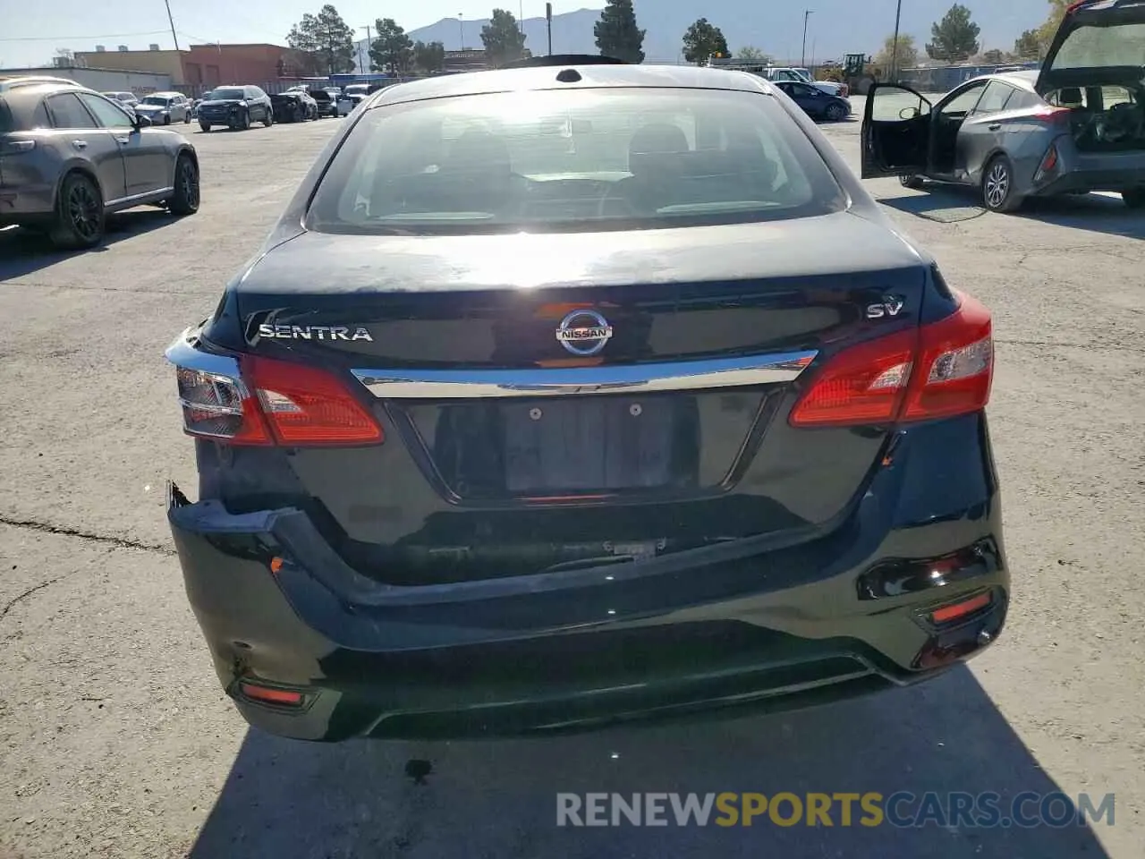 6 fotografías del automóvil dañado 3N1AB7AP7KY438111 NISSAN SENTRA 2019