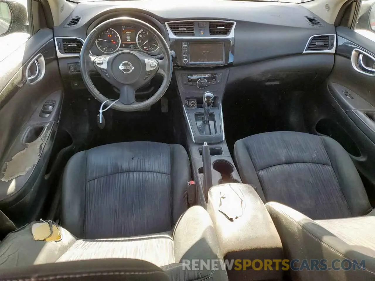 8 fotografías del automóvil dañado 3N1AB7AP7KY438111 NISSAN SENTRA 2019