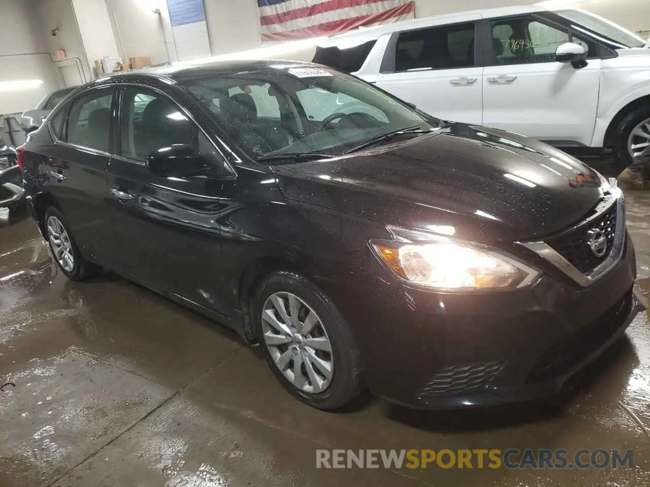 4 fotografías del automóvil dañado 3N1AB7AP7KY439517 NISSAN SENTRA 2019