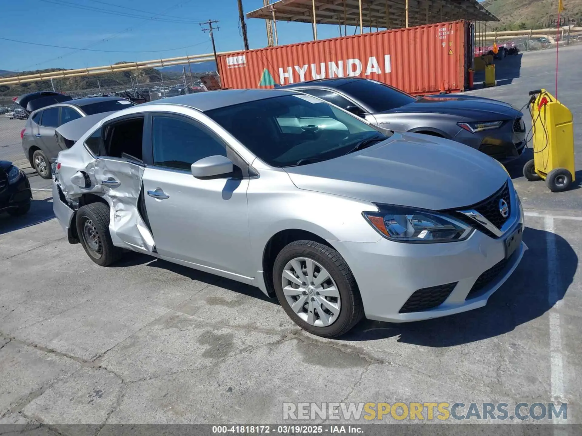 1 fotografías del automóvil dañado 3N1AB7AP7KY445558 NISSAN SENTRA 2019