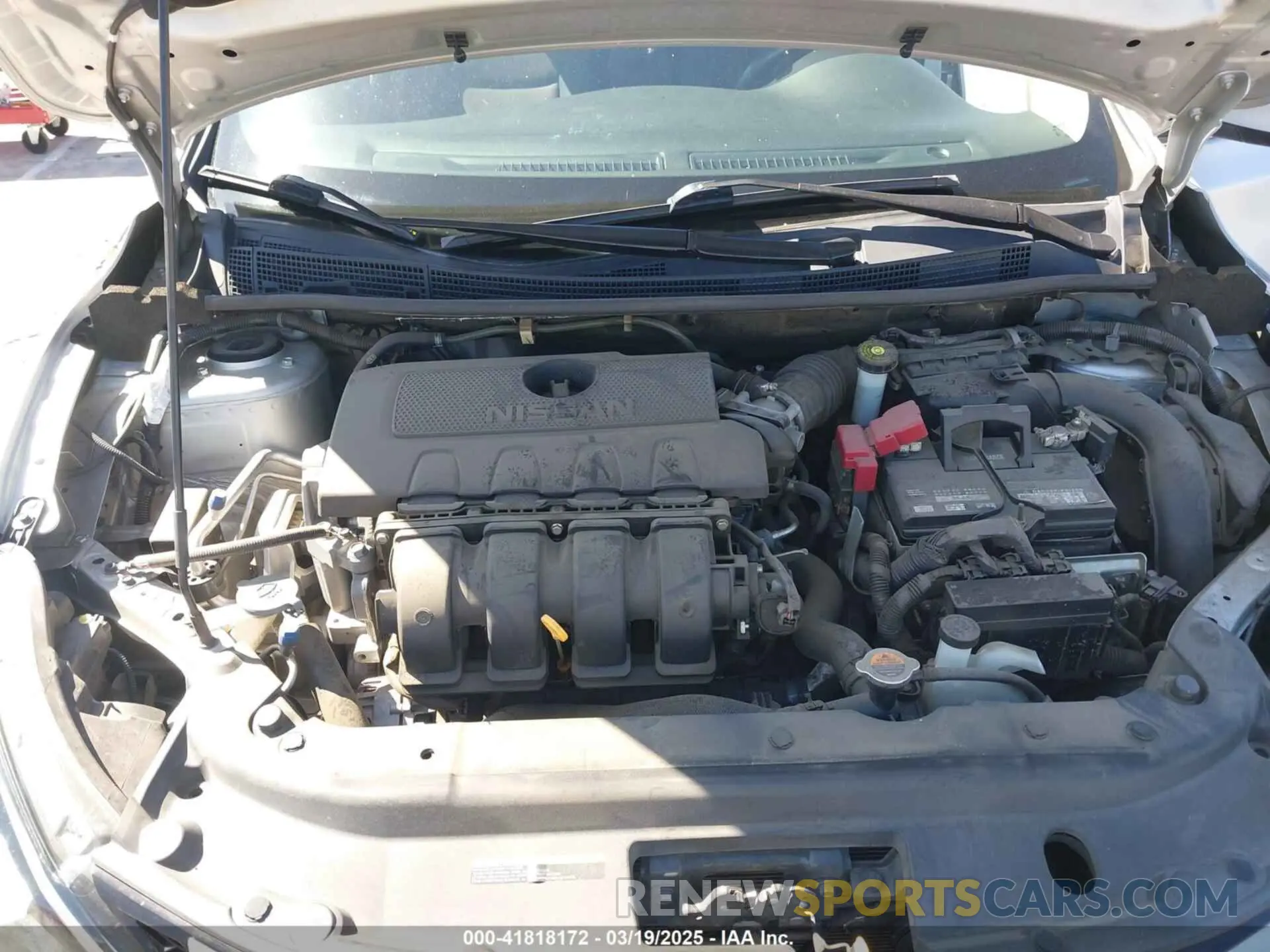 10 fotografías del automóvil dañado 3N1AB7AP7KY445558 NISSAN SENTRA 2019