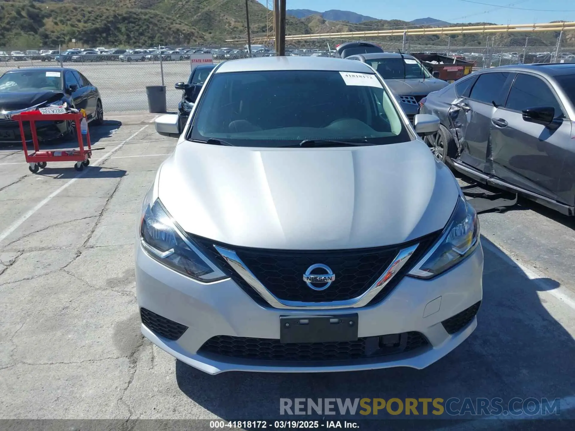 12 fotografías del automóvil dañado 3N1AB7AP7KY445558 NISSAN SENTRA 2019