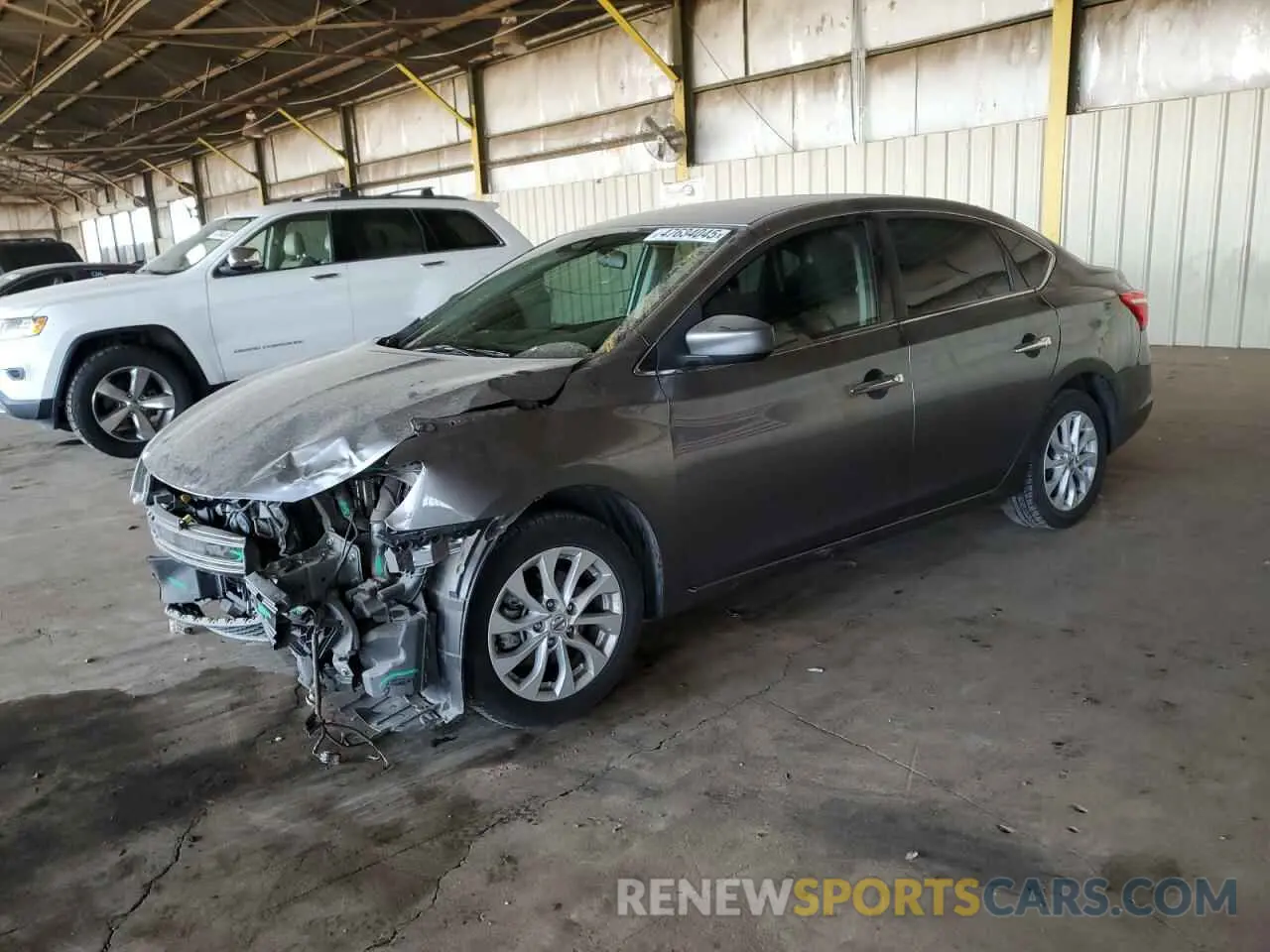 1 fotografías del automóvil dañado 3N1AB7AP7KY452784 NISSAN SENTRA 2019