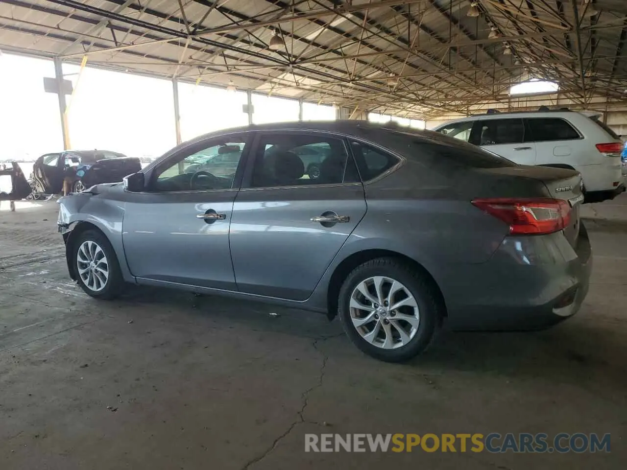 2 fotografías del automóvil dañado 3N1AB7AP7KY452784 NISSAN SENTRA 2019