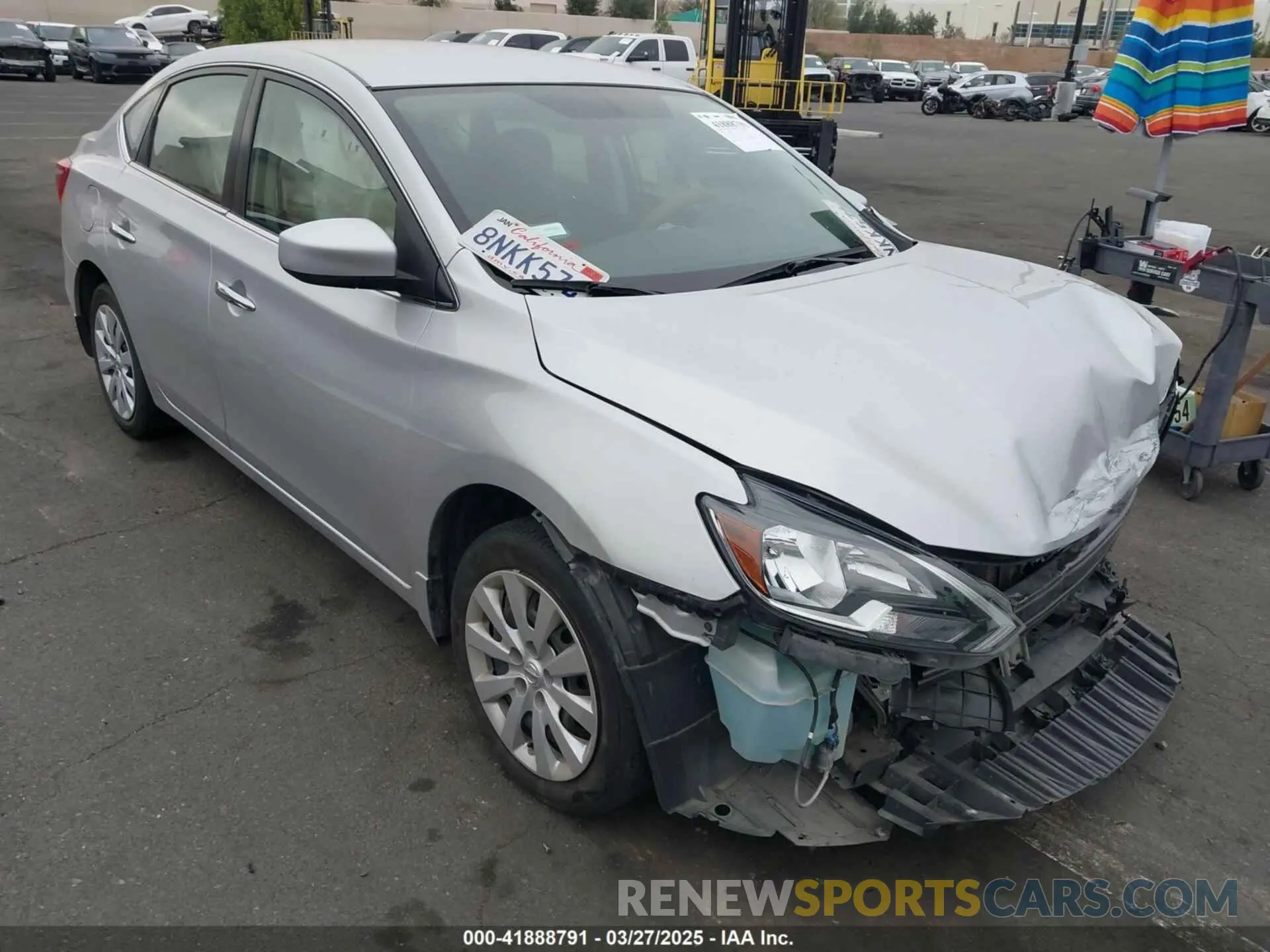 1 fotografías del automóvil dañado 3N1AB7AP7KY452896 NISSAN SENTRA 2019