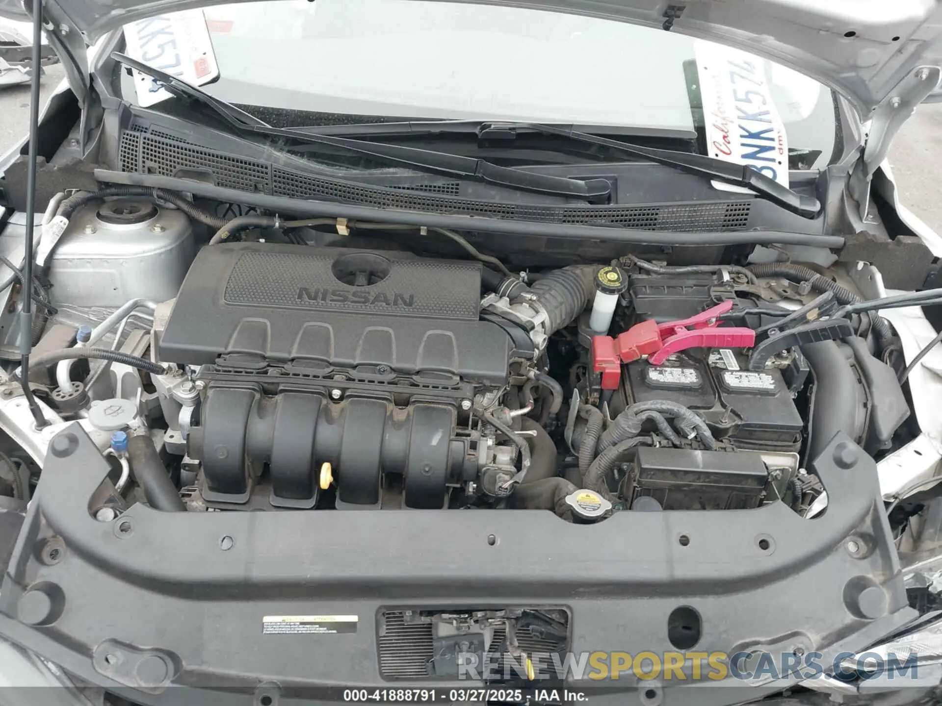 10 fotografías del automóvil dañado 3N1AB7AP7KY452896 NISSAN SENTRA 2019