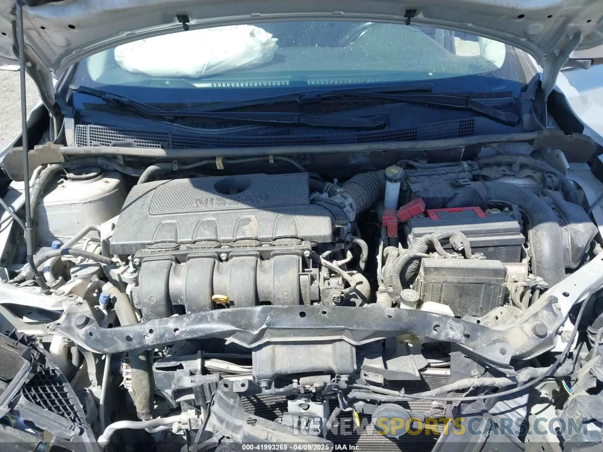 10 fotografías del automóvil dañado 3N1AB7AP7KY454843 NISSAN SENTRA 2019