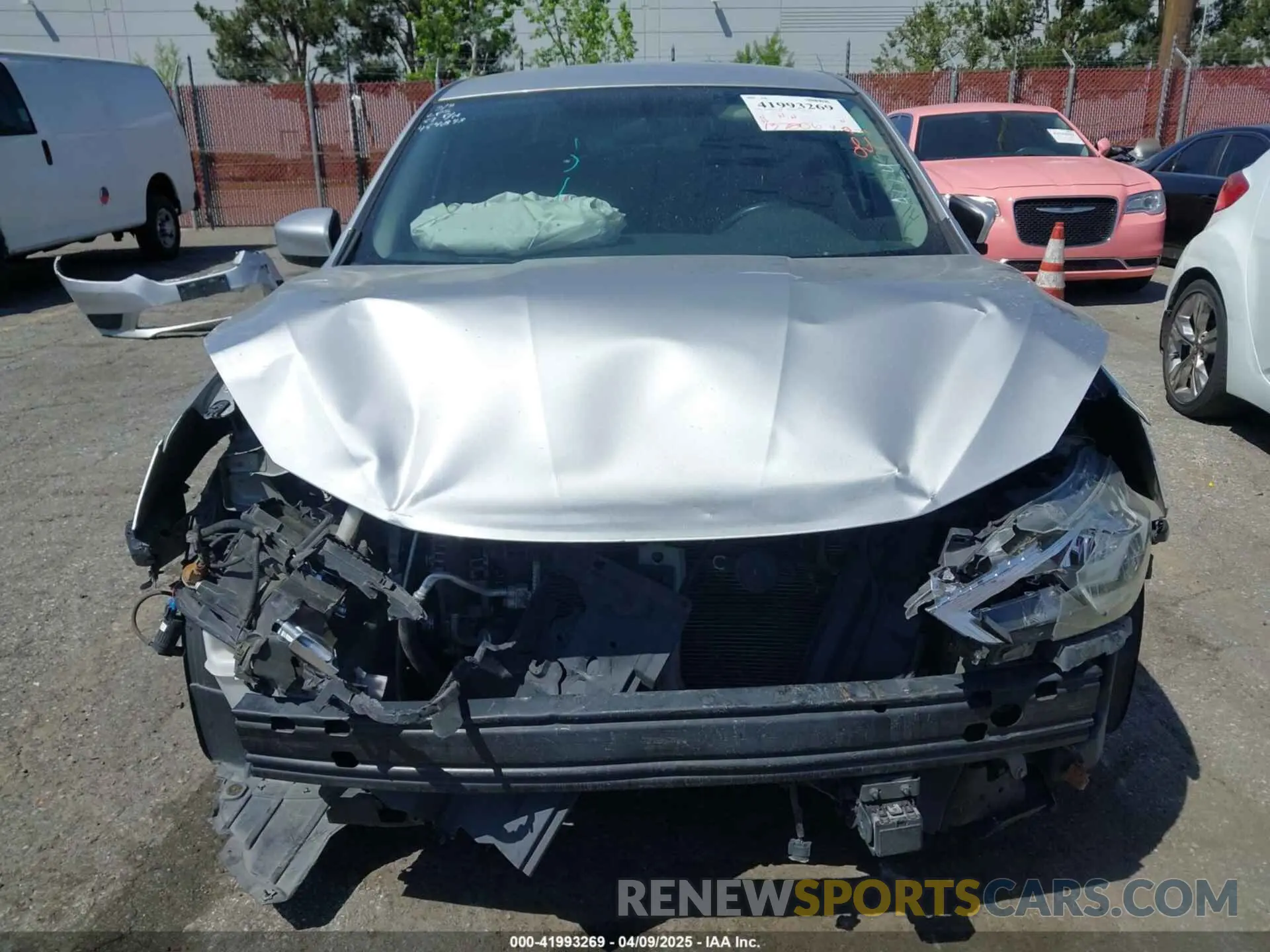 6 fotografías del automóvil dañado 3N1AB7AP7KY454843 NISSAN SENTRA 2019