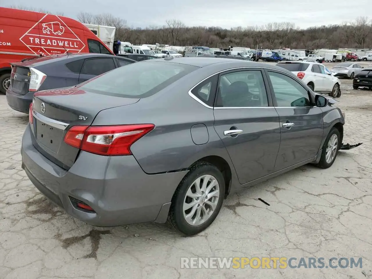 3 fotografías del automóvil dañado 3N1AB7AP8KL605900 NISSAN SENTRA 2019