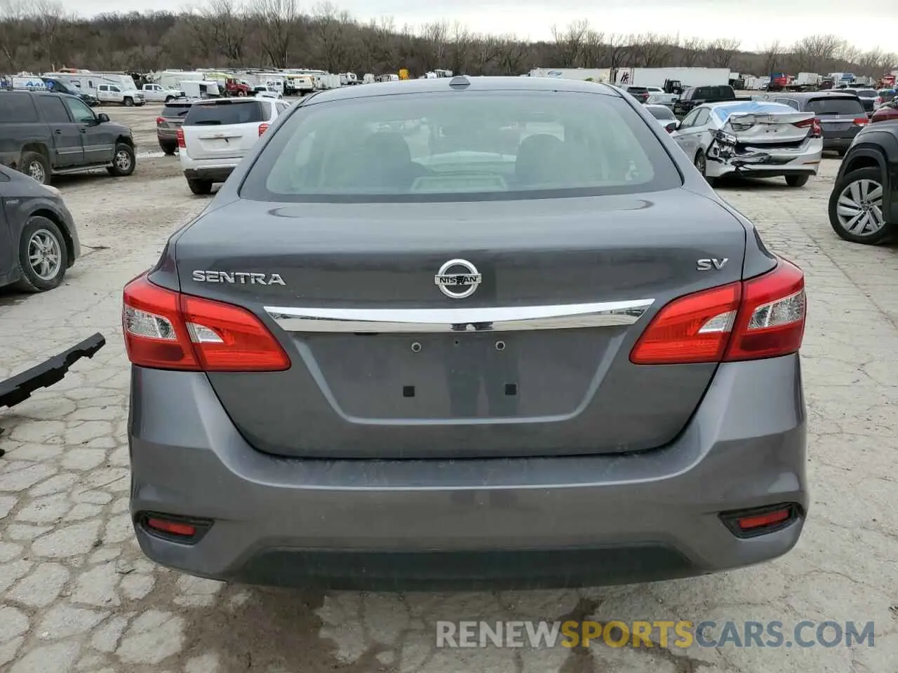 6 fotografías del automóvil dañado 3N1AB7AP8KL605900 NISSAN SENTRA 2019