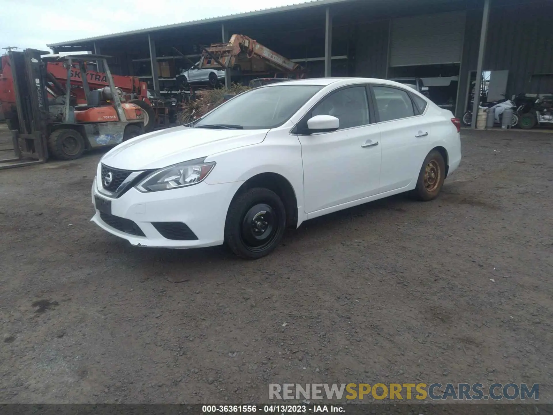 2 fotografías del automóvil dañado 3N1AB7AP8KL606626 NISSAN SENTRA 2019