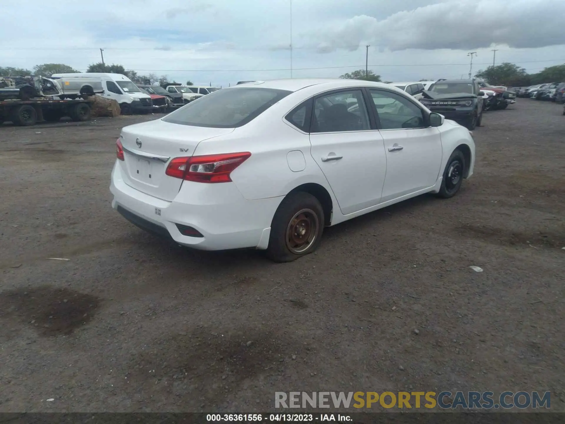 4 fotografías del automóvil dañado 3N1AB7AP8KL606626 NISSAN SENTRA 2019