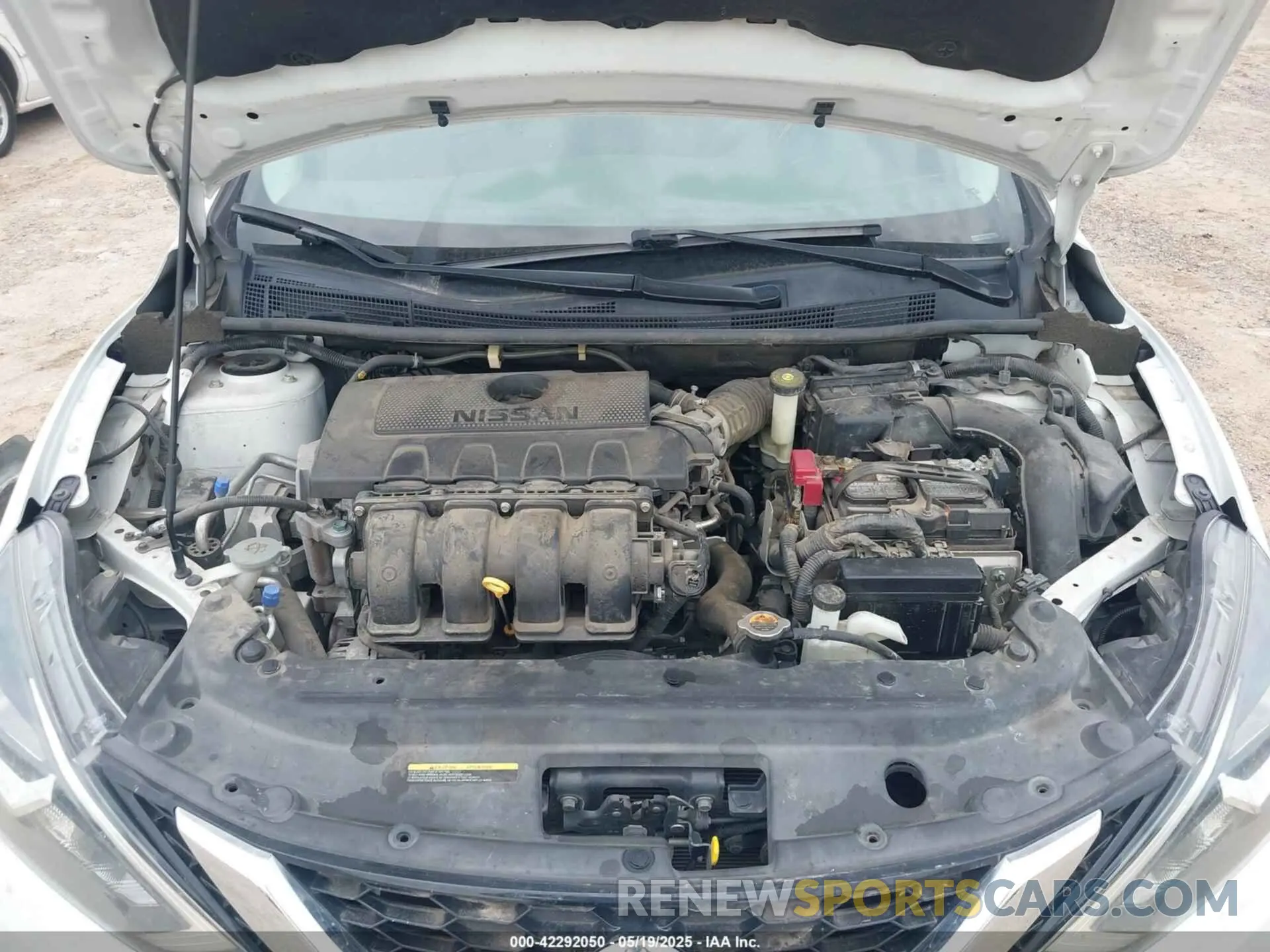 10 fotografías del automóvil dañado 3N1AB7AP8KL615598 NISSAN SENTRA 2019