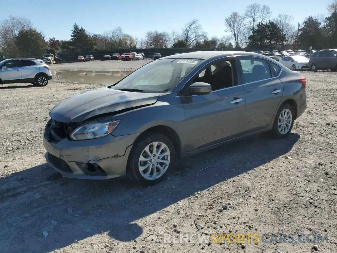 1 fotografías del automóvil dañado 3N1AB7AP8KL620610 NISSAN SENTRA 2019