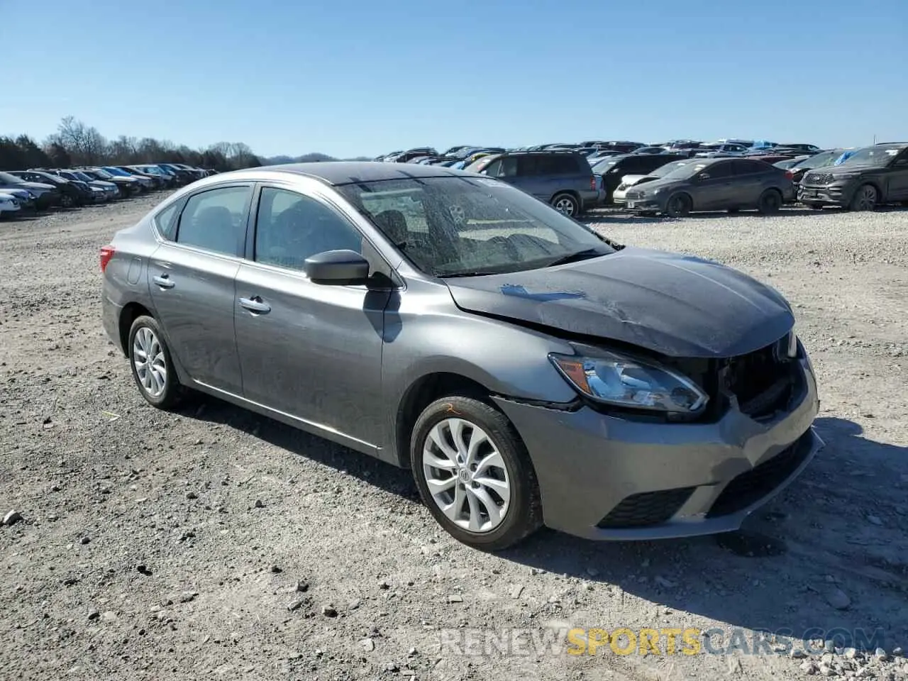 4 fotografías del automóvil dañado 3N1AB7AP8KL620610 NISSAN SENTRA 2019