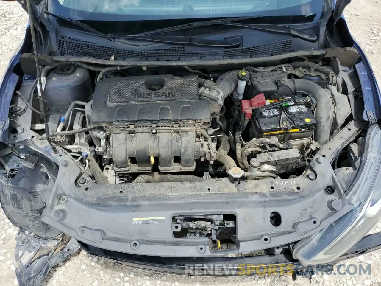 11 fotografías del automóvil dañado 3N1AB7AP8KY214572 NISSAN SENTRA 2019