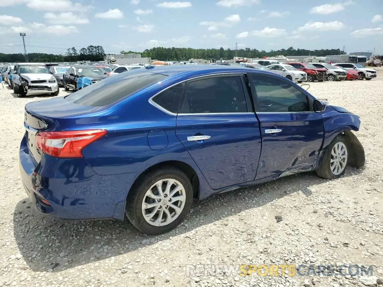 3 fotografías del automóvil dañado 3N1AB7AP8KY214572 NISSAN SENTRA 2019